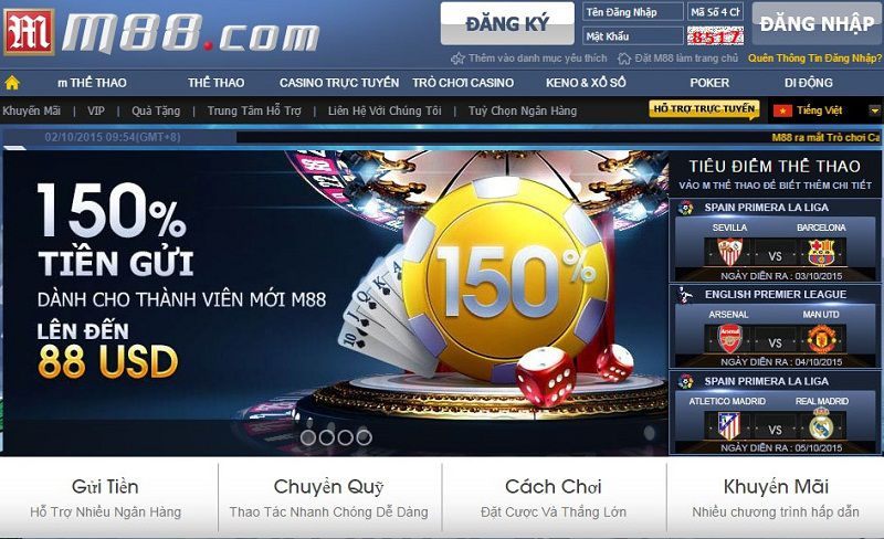 Nhà cái M88 luôn có một đánh giá tốt nhất từ các cược thủ Nhà cái M88 luôn có một đánh giá tốt nhất từ các cược thủ